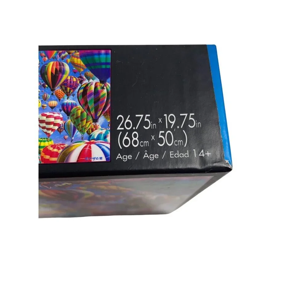 Buffalo Games 1000-Piece Puzzle Vivid Collection Sky Roads Hot Air Balloons - Picture 2 of 2